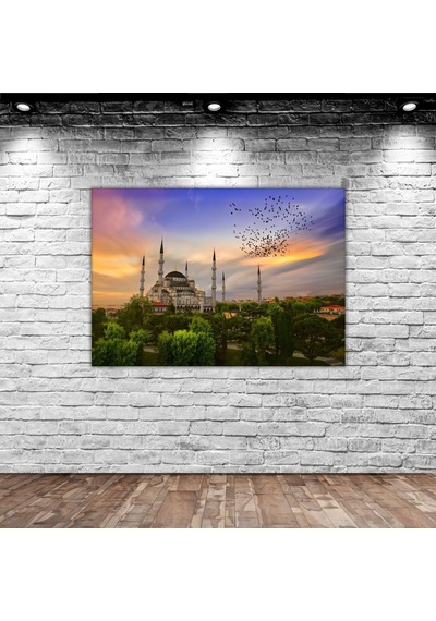 Bk Home Sultan Ahmet Camii Kanvas Tablo-1