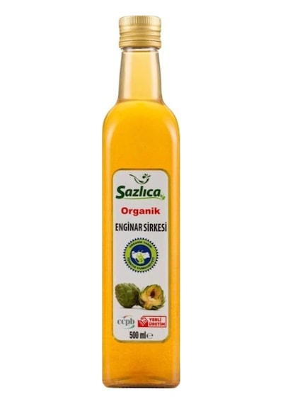 Sazlıca Organik Enginar Sirkesi 500 ML