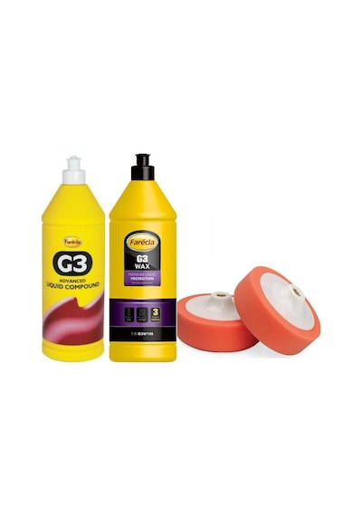 Farecla G3 Pasta 1 Litre G3 Wax Cila 1 Litre Çift Sünger