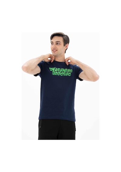 AR-MA Arma Erkek Slim Fit Bisiklet Yaka Tişört Y25344452001 Lacivert