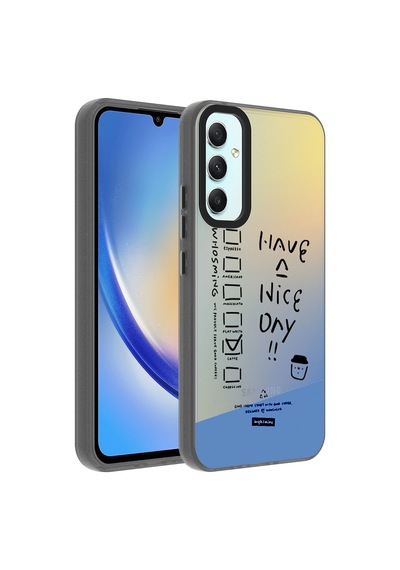 Noktaks - Galaxy A34 Uyumlu Kılıf Koruyucu Desenli Dragon Sert Kapak - Have - T27951
