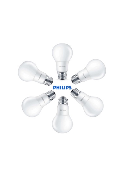 Philips 8 W -60 W Led Ampul Beyaz Işık 6 Adet