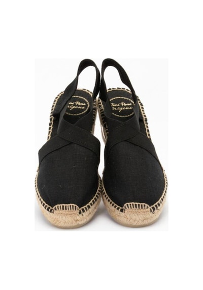 Toni Pons Kadın Sandalet Ter Elastic Linen Black Negre -5837 Black