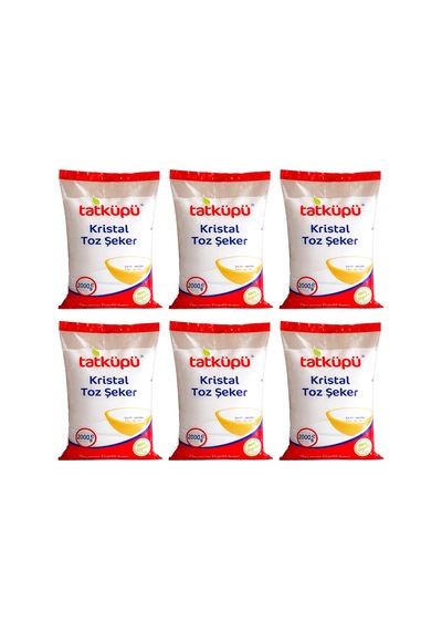 Tatküpü Toz Şeker 2 Kg X 6 Adet 6'lı Set