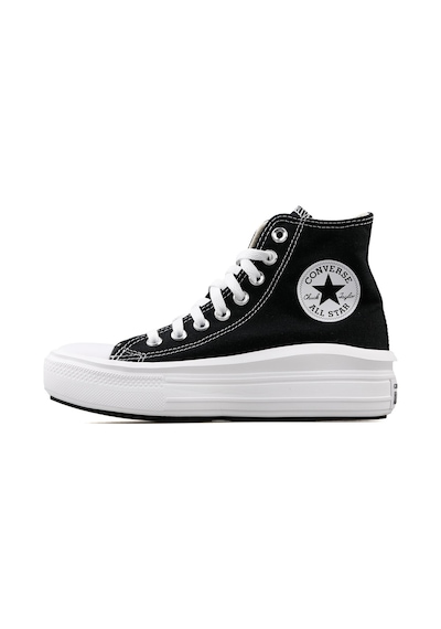 Converse Ctas Move Hi Kadın Günlük Ayakkabı 568497C Siyah-Siyah-36
