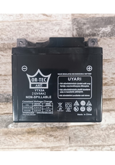 Or-tec Ytx5a 12v 5ah Motosiklet Aküsü 2025