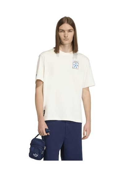 Kd1430-e Adidas Flag Gfx Ss T Erkek T-shirt Bej Kd1430-e