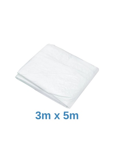 Evkar -beyaz 3x5m- Su Geçirmez Pullu Çadır Branda Tente Yağmurluk Gölgelik 3x5m
