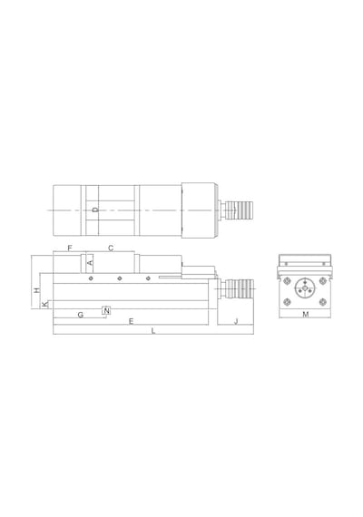 Fett Vmc-100hv Vertex Hidrolik Mc Mengene