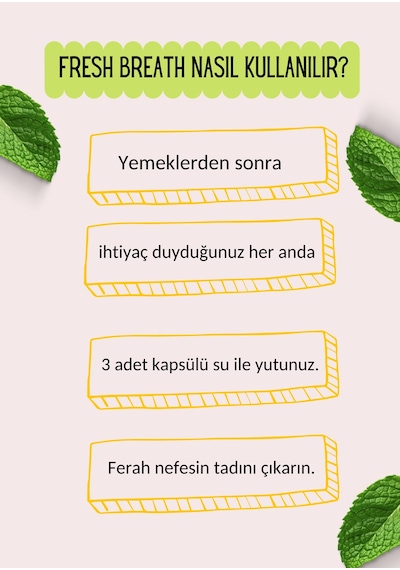 Fresh Breath Ağız Kokusu Önleyici 2 x 90 Kapsül