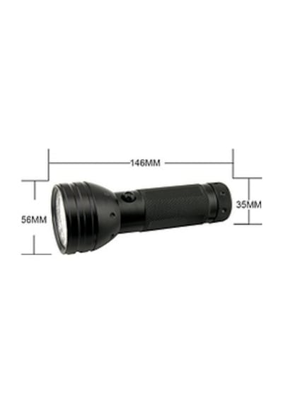 Uv 51 Led Mor işik Fener Sah-Te Para Bakteri Ultraviyole İdrar Siyah