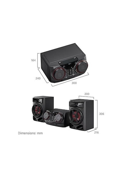 LG Xboom CK43N 300W Party Hi-Fi Bluetooth Hoparlör
