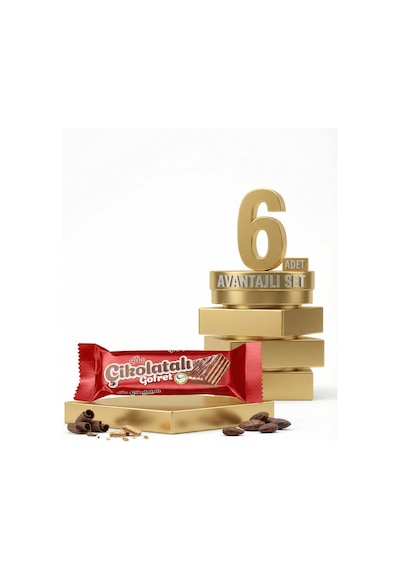 Afia Çikolatalı Sütlü Gofret 6x35 Gr