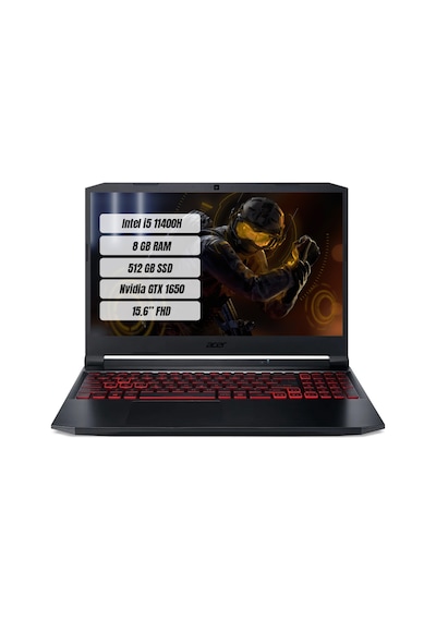 Acer Nitro 5 AN515-57-57Y5 NH.QEKEY.001 i5-11400H 8 GB 512 GB SSD GTX1650 15.6" Dos Dizüstü Bilgisayar
