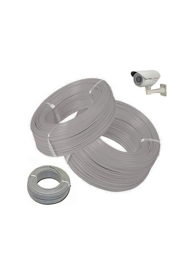 250M Güvenlik Kamera Cctv Kablosu 4+1 Cctv 0.22Mm - 250 Metre
