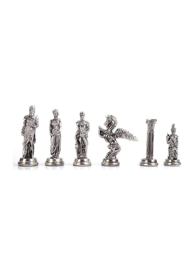 Metal Satranç Takımı/seti Büyük,pegasus,parlak,gül,sandıklı Masif Ahşap Satranç Tahtası