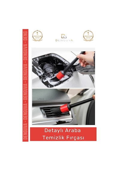 Temizlikfırçası 5 Parça Oto Jant Motor Izgara İç Dış Bakım Panjur Araba Klima Temizlik Detay Fırças