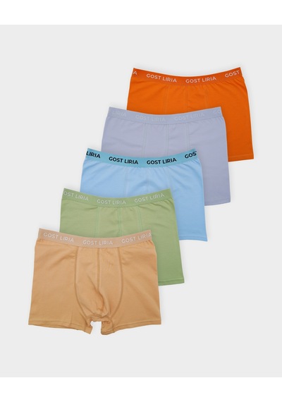 Gost Liria wibe Erkek Boxer 5 Li Paket -çok Renkli Çok Renkli