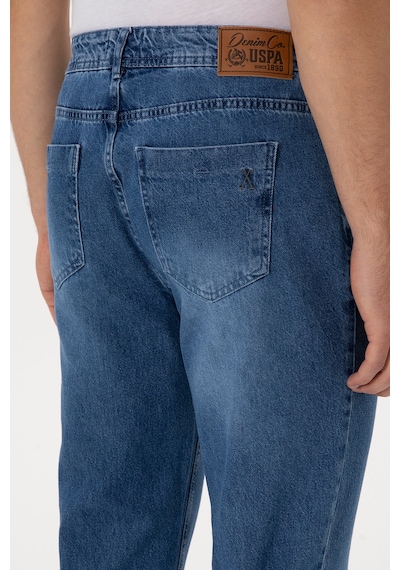 U.S. Polo Assn. Erkek Açık Mavi Jean Tapered Fit Pantolon 50316545-DN0021