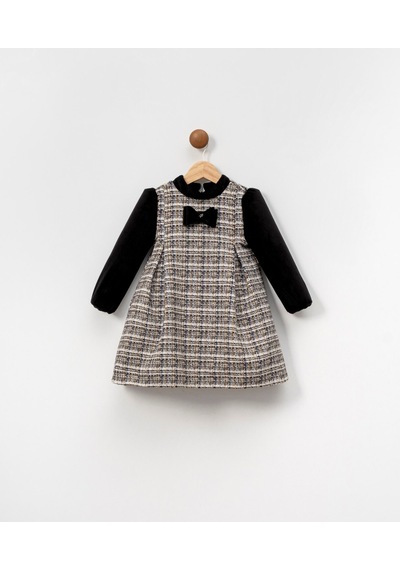 Xo Kids Kız Çocuk Elbise 2-6 Yaş 2825 Siyah