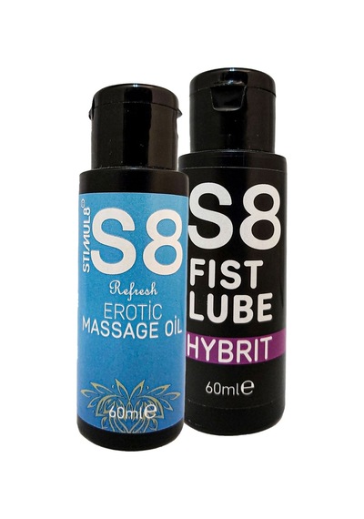 Stımul8 60 Ml Naturel Erotikmasaj Yağı Ve 60 Ml Iubrikantkrem