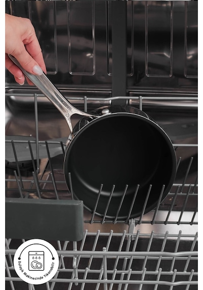 Karaca Plasma Steel 3Ply İndüksiyon Tabanlı Çelik Sosluk 16 Cm