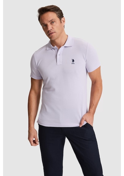 U.s. Polo Assn. Erkek Lila Tişört Basic 50322304-vr034