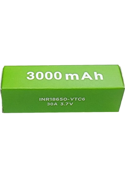 Sony - Murata 18650 VTC6 Şarjlı Pil - 3.7V - 3000Mah - 1 Adet