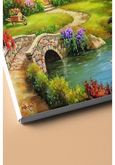 Webstyle Sayılarla Boyama Seti Kasnaklı Kır Evi 60 X 75 Cm