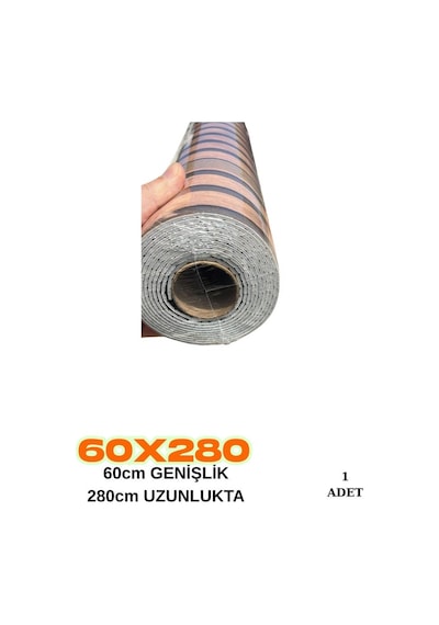 60cm X 280cm 1 Adet Kendinden Yapışkanlı Koyu Kahverengi Lambiri Desenli Duvar Paneli Kağıdı Gs8005