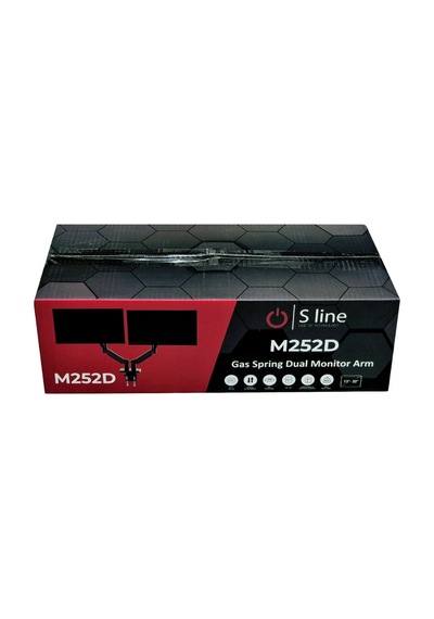 S Line Çift Kollu Gas Spring 13"-32" 8kg Monitör Askı Aparatı