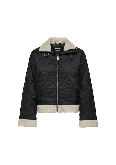 Only Onlvanıa Quılted Avıator Jacket Otw Siyah 15325969 Siyah