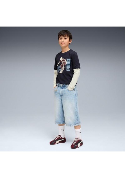 Puma Çocuk Uzun Kollu Tişört Mid 90s Layered Çok Renkli