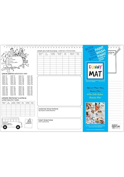 Akad.Çocuk-Funny Mat Çalışma  Masam