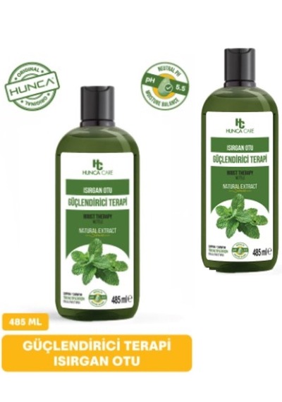 Isırganotu Şampuan, Saç Dökülmesine Karşı Yardımcı 485 Ml 2'li Set Tüm Saç Tipleri
