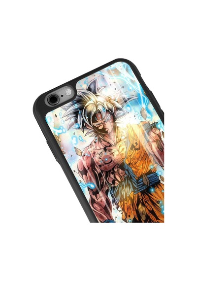 Apple Uyumlu iPhone 6 - 6s Anime War Tasarımlı Glossy Telefon Kılıfı Siyah