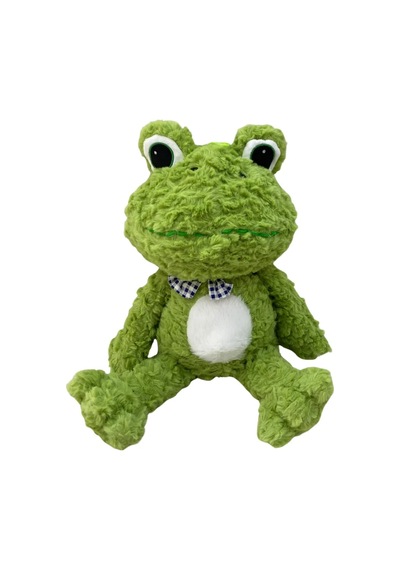 Oyuncak Peluş 30 Cm Sevimli Kurbağa Ultra Yumuşak Sarılmalık Peluş Kurbağa Yeşil