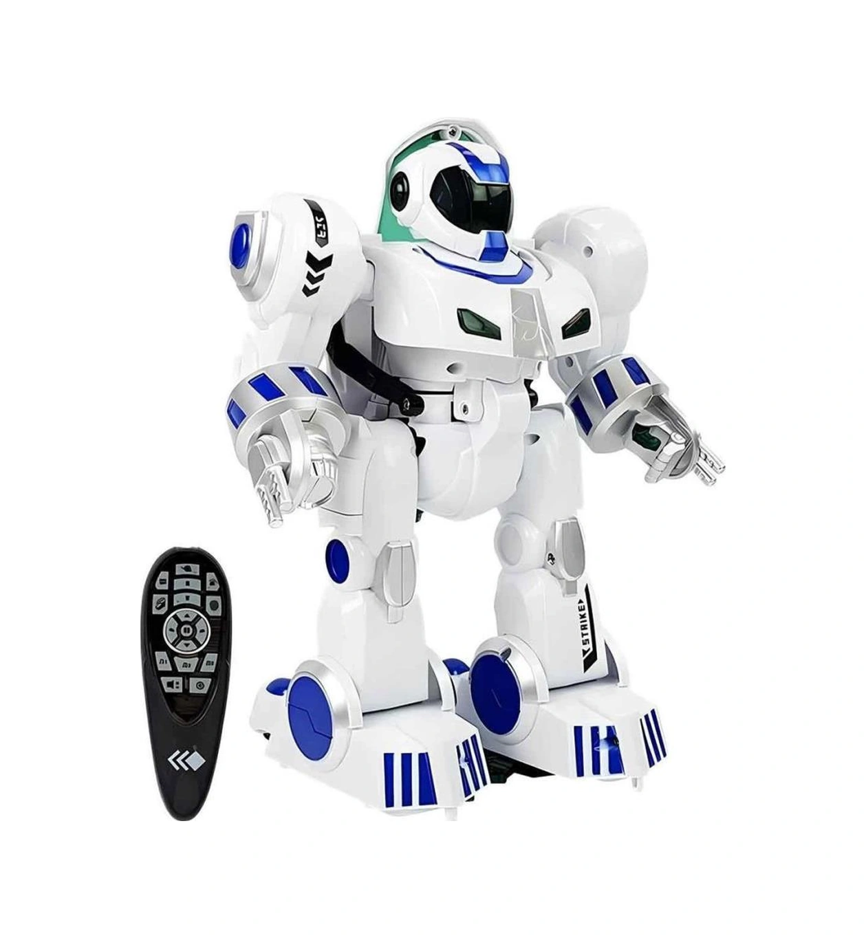 K4 Büyük Kumandalı Robot -canem Oyuncak Beyaz