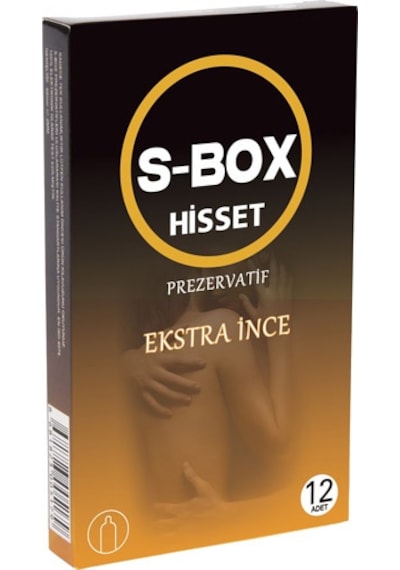 S-Box Hisset Ekstra İnce Prezervatif 12'li x 3 S-Box Hisset Ekstra İnce Prezervatif 12'li x 3