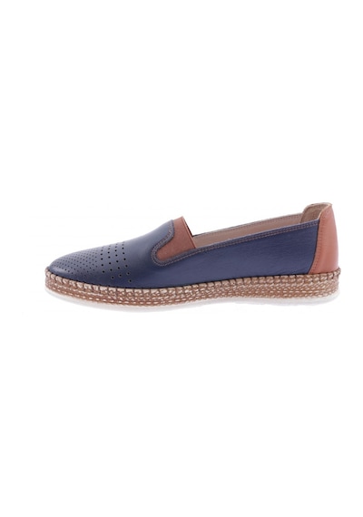 Dgn P37-22y Kadın Lazerli Soft Anatomıc Footwear Deri Ayakkabı P37-1512-R1078 Lacivert
