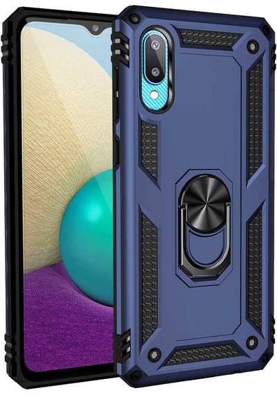 Zore Galaxy Uyumlu A02 Kılıf Vega Kapak - Mavi Mavi
