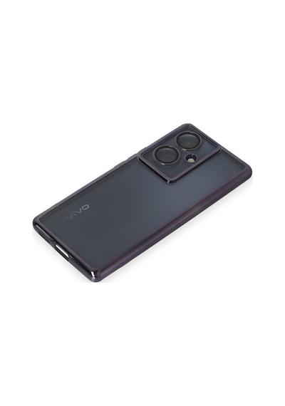 Vivo V29 Lite Uyumlu Kılıf Lensli Silikon - Mor