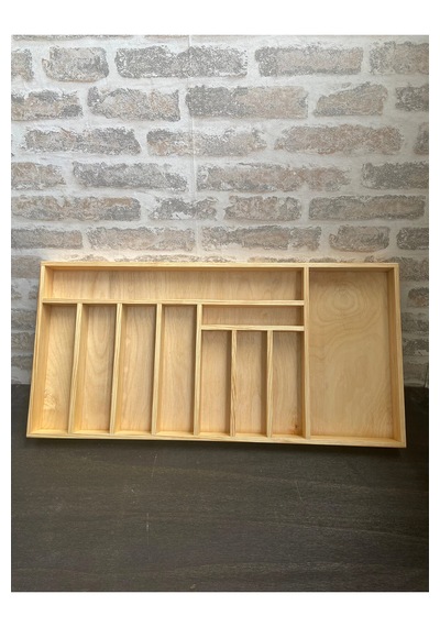70x35 Cm Ayfiwood Ahşap Kaşıklık Çekmece İçi Yemek Takımı Ve Servis Gereçleri Düzenleyici Organizer