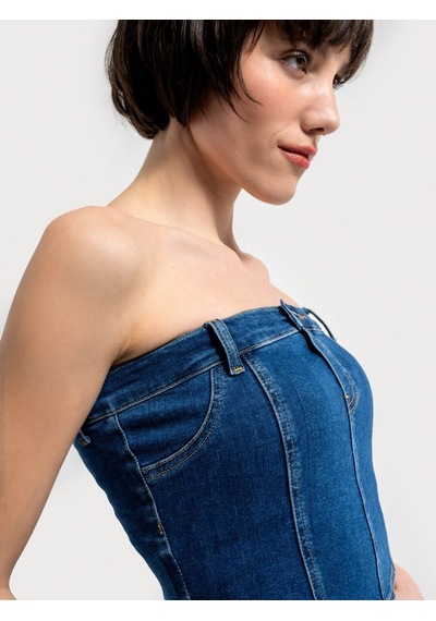 LOFT Slim Fit Kadın Büstiyer Lf2036242 Q1.v1 Denim