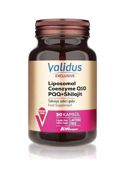 Validus Exclusive Liposomal Coenzyme Q10 + Pqq + Shilajit 30 Kapsül