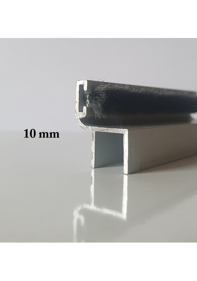 Alvetro 10 Mm Alüminyum Fitil Gri -küçük H- 100cm-119 Cm