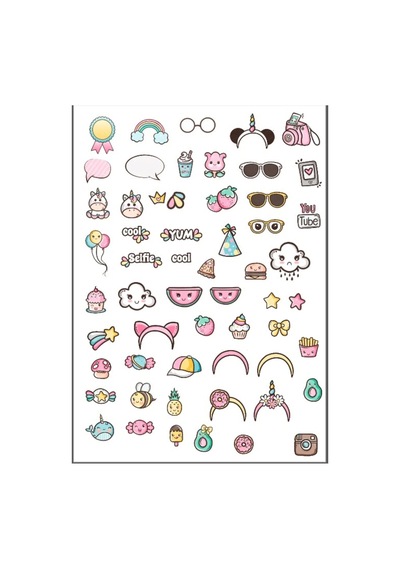 Sevimli Popüler Sticker Set