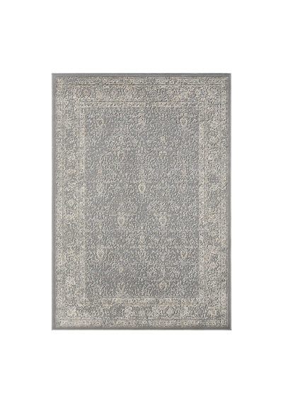 Mariesse Home Asır Serisi Vintage Modern Dokuma Salon Oturma Odası Halısı 1435a-antrasit