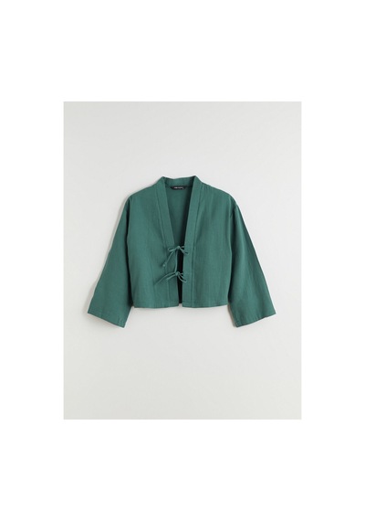 LC Waikiki Alıta Cıty Farkıyla Lcw Modest Yeşil Müslin Düz Kadın Kimono Yesil - 931517979 Yesil LC Waikiki Alıta Cıty Farkıyla Lcw Modest Yeşil Müslin Düz Kadın Kimono Yesil - 931517979 Yesil