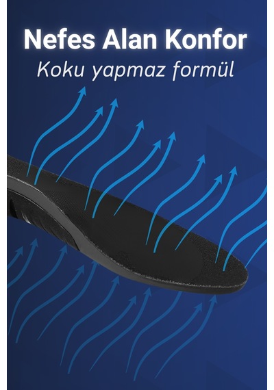 Dopar Spor Tabanlık Şok Emici Topuk Destekli Nefes Alabilen Yüksek Darbe Önleyici İç Taban